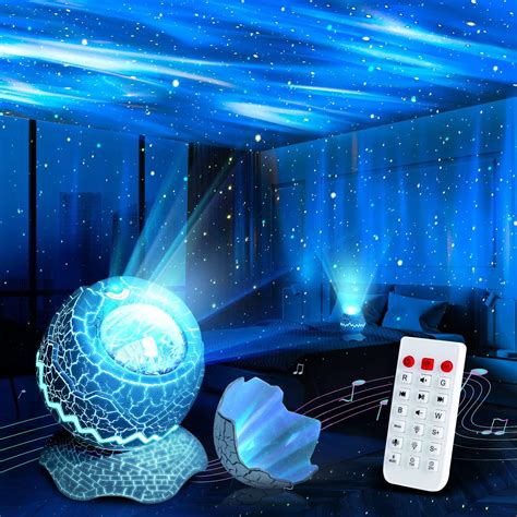 Dinosaur Egg Galaxy Star Projector Starry Light With Wireless Music