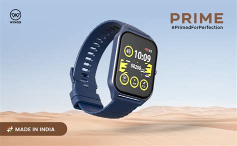 Wings Prime Smartwatch With 1 96 HD IPS Display And 60Hz Refresh Rate