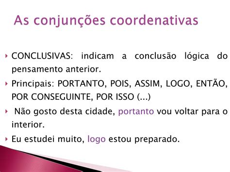 Conjun Es Coordenativas E Subordinativas Ppt