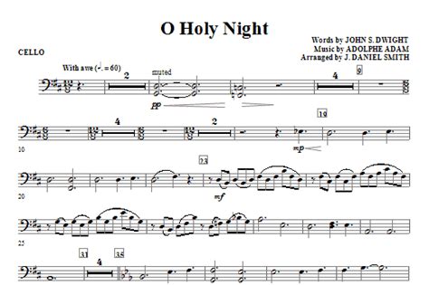 O Holy Night Cello Sheet Music Direct