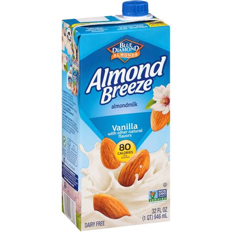 Almond Breeze Dairy Free Almondmilk Vanilla 32 Ounce