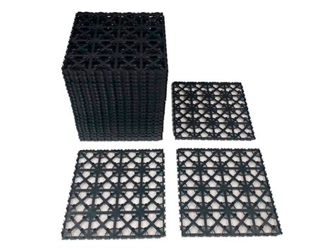 Base Plástica 30x30cm Para Deck Modular Caixa Com 25 Peças