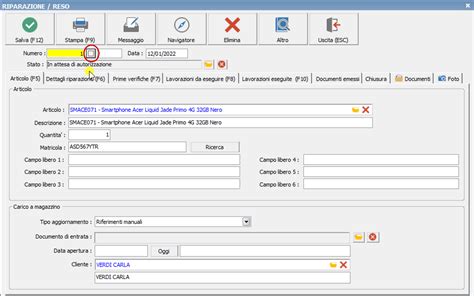 Visualizzare L Avanzamento Della Riparazione Ready Pro Manuale Utente