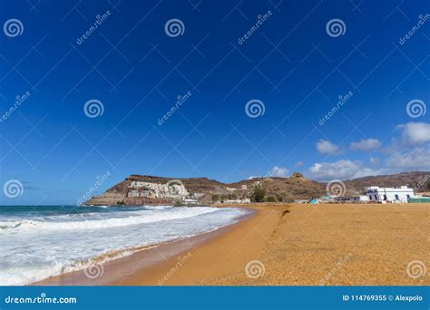 Playa De Tauro Beach Gran Canaria Spain Stock Image Image Of