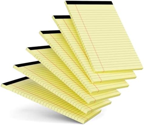 Amazon Morepluspro Yellow Notepad 5 X 8 Yellow Legal Pads 5 X 8