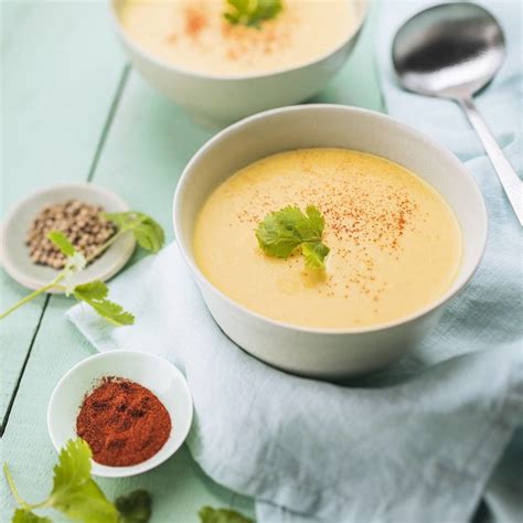 Recette Velouté de lentilles corail aux épices douces