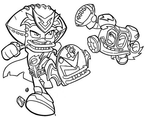 Dibujos Para Colorear Superthings Mutant Battle