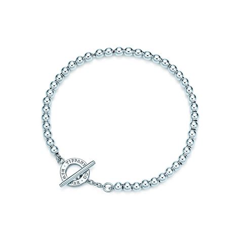 Tiffany Beads toggle bracelet in sterling silver, medium. | Tiffany & Co.