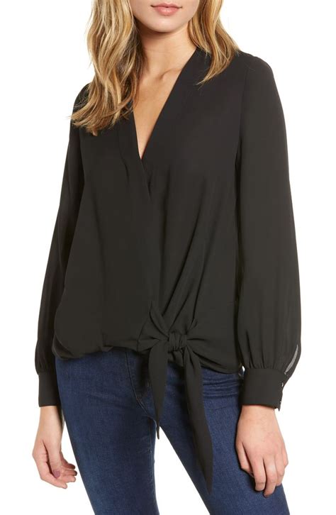 Chelsea28 Tie Front Top Available At Nordstrom