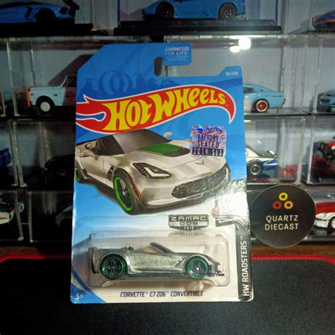 Jual Hot Wheels Corvette Z Convertible Zamac Factory Sealed Kab