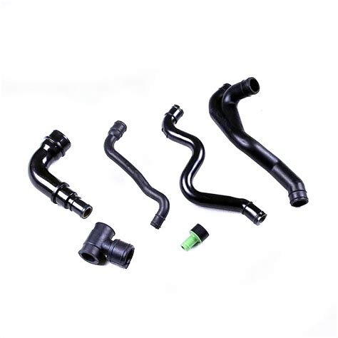 TUKE 6Pcs OEM Engine Crankcase Breather Hose Kit For VW MK4 1 8T Jetta