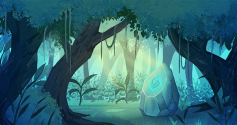 Artstation Forest Illustration