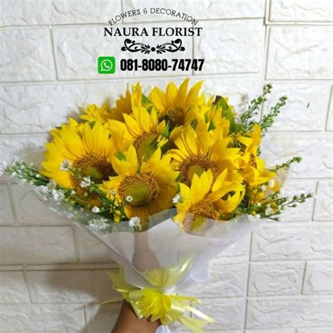 Promo Buket Bunga Matahari Bucket Matahari Hand Bouquet Bunga Matahari