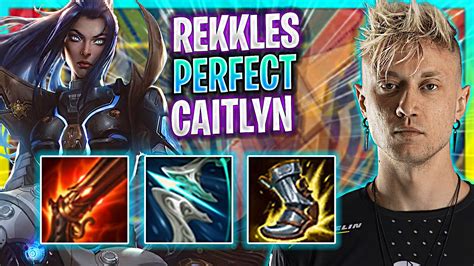 Rekkles Perfect Game With Caitlyn Fnc Rekkles Plays Caitlyn Adc Vs