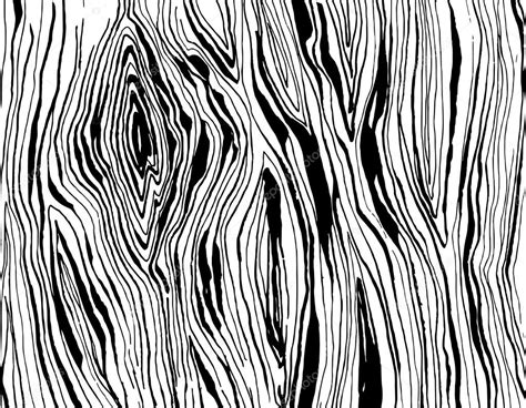 Handdrawnn Grungy Textura De Madera Blanco Y Negro Vector De Stock