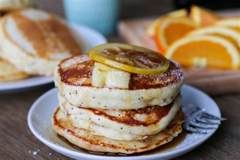 Lemon Ricotta Poppy Seed Pancakes Emi Cooks