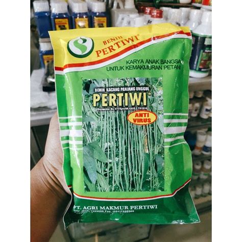 Jual BIBIT KACANG PANJANG PERTIWI UNGGUL ANTI VIRUS ORIGINAL 500GRAM