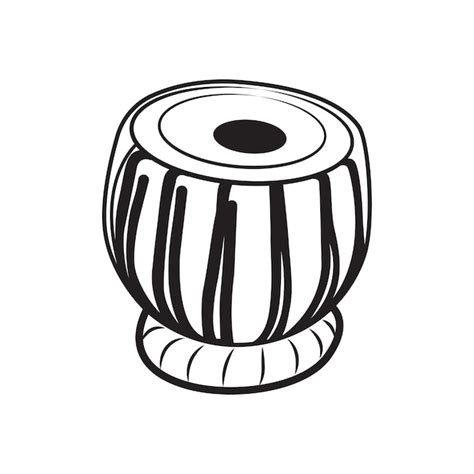 Premium Vector | Tabla drum music icon