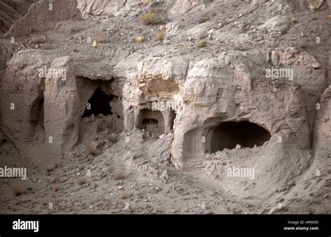 Cave Dwellings Near Tholing Date Back To The 10th Century In The Guge