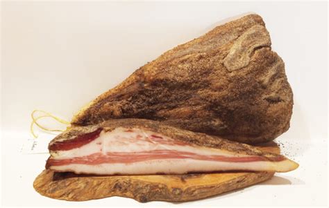 Guanciale Stagionato Di Suino Norcineria Mariotti