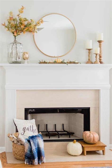 Inspiring Fall Mantel Decorating Ideas A Blissful Nest