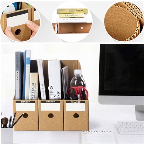 Koogel Pcs File Magazine Holder Cardboard Magazine Rack Document