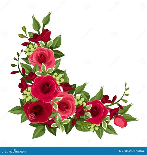 Corner Rose Clipart