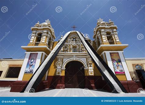 Cathedral Of Chincha Architecture And Facade Called Chincha Alta To