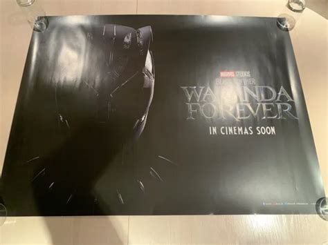 Black Panther Wakanda Forever X Cinema Quad Teaser Poster