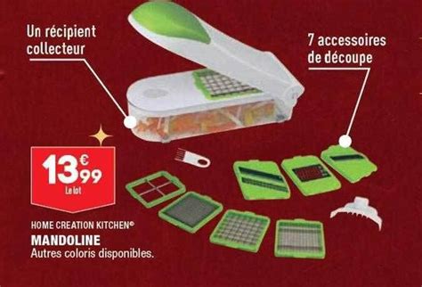 Promo Home Creation Kitchen Mandoline Chez Aldi