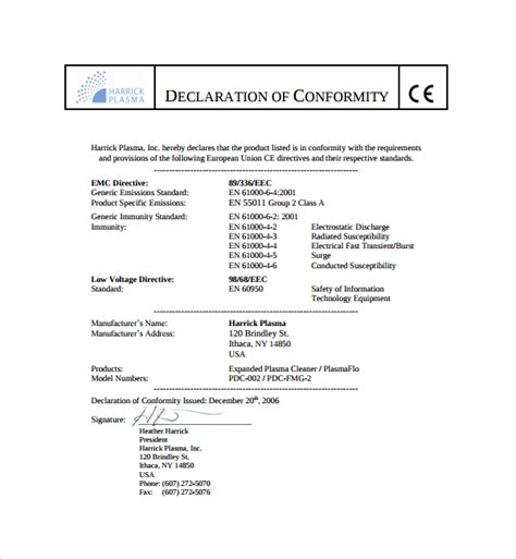 Free 15 Sample Conformity Certificate Templates In Pdf Ms Word Ai Psd