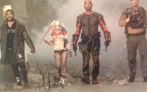 MARGOT ROBBIE, & WILL SMITH AUTOGRAPH SUICIDE SQUAD 8 X 10 W/COA ...