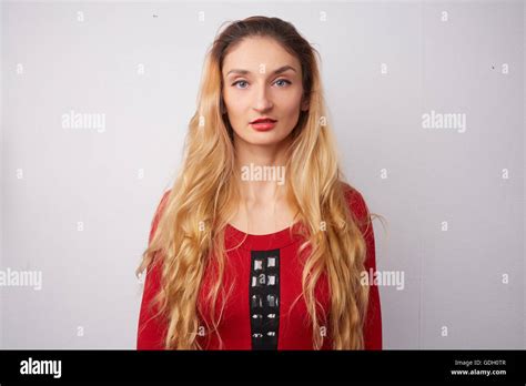 Portrait Of A Sad Girl Stock Photo Alamy