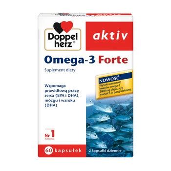 Doppelherz aktiv Omega 3 Forte kapsułki 60 szt