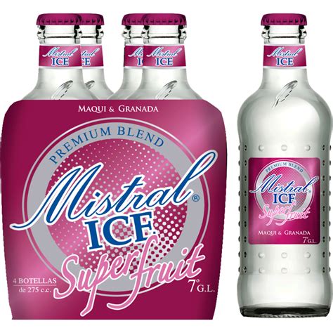 Mistral Ice Super Fruit Maqui Y Granada 24 Botellas 275cc Dilinor