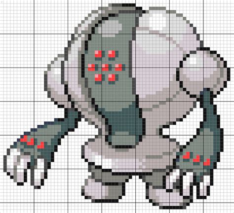 Registeel Pixel Art Pattern Pixel Art Pokemon Pokemon Cross Stitch Porn Sex Picture