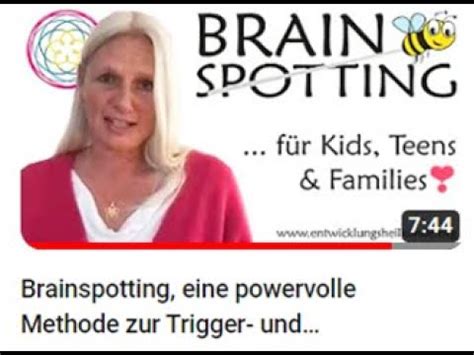 Brainspotting Emotionen Und Trigger Aufl Sen Traumen Aufr Umen Youtube