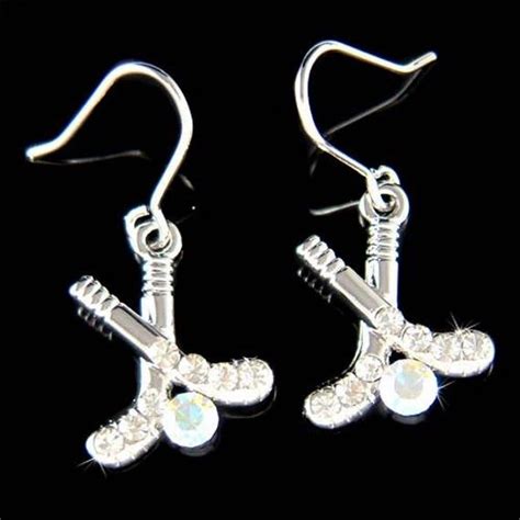 Swarovski Crystal Hockey Stick Puck Field Hockey Team Sports Etsy