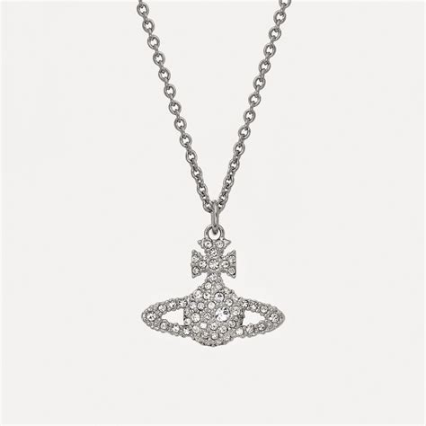 비비안웨스트우드 비비안웨스트우드 Grace Bas Relief Pendant Necklace 실버 위시버킷