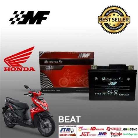 Jual Aki Motor Honda Beat Series Gtz S Aki Kering Motorcycle Fit Fitz S