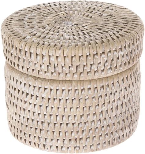 Amazon KOUBOO 1030048 La Jolla Round Rattan Container With Plastic