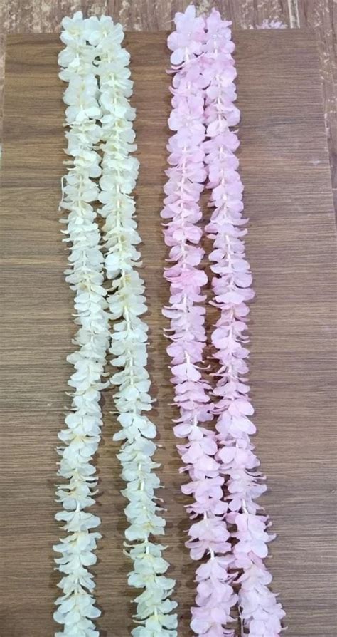 Polyester Florina Pink Peach Artificial Hanging Flower Ladi Home