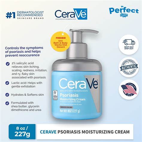 Cerave Psoriasis Moisturizing Cream With Salicylic Acid 80 Fl Oz Shopee Philippines