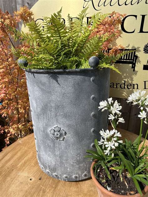 Galvanised Planters Zinc Planters