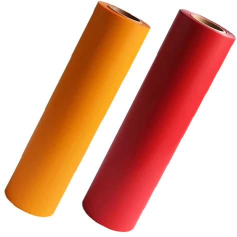 Roll Flexible Heat Transfer Htv PU Vinyl Film Vinyl Roll For Garments