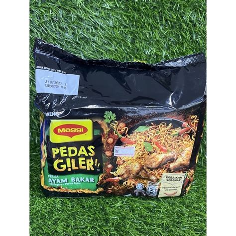 Maggi Pedas Gilet Perisa Ayam Bakar Mi Segera Perisa Ayam Shopee