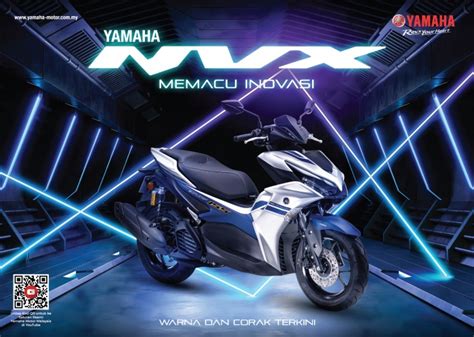 YAMAHA NVX 2022 TERIMA WARNA BAHARU HARGA BERMULA RM11 498 ABS DAN