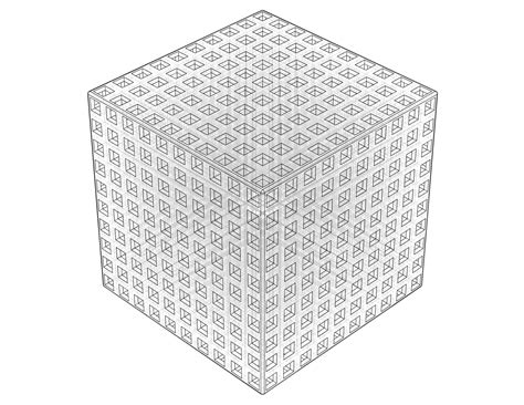 Simple Cubic Lattice Structure - FlippedNormals