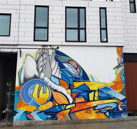 U District Pnw Abstract Mural By John Osgood At Here Seattle Seattle