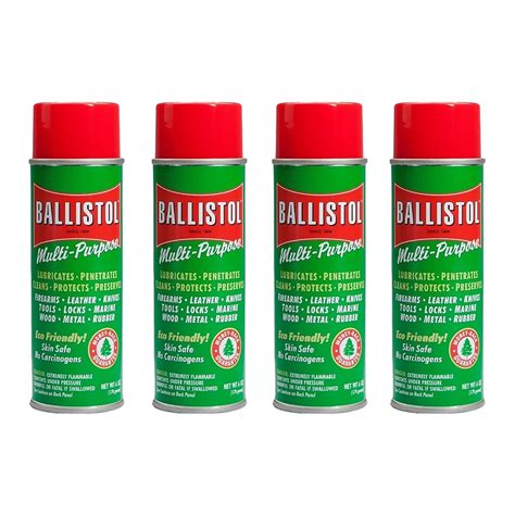 4 Pack Ballistol 6 Oz Multi Purpose Oil Lubricant Cleaner And